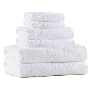 "Emma" Textured Bath Towel Set